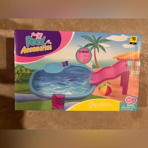 Fashion Doll Pool Accessories Set